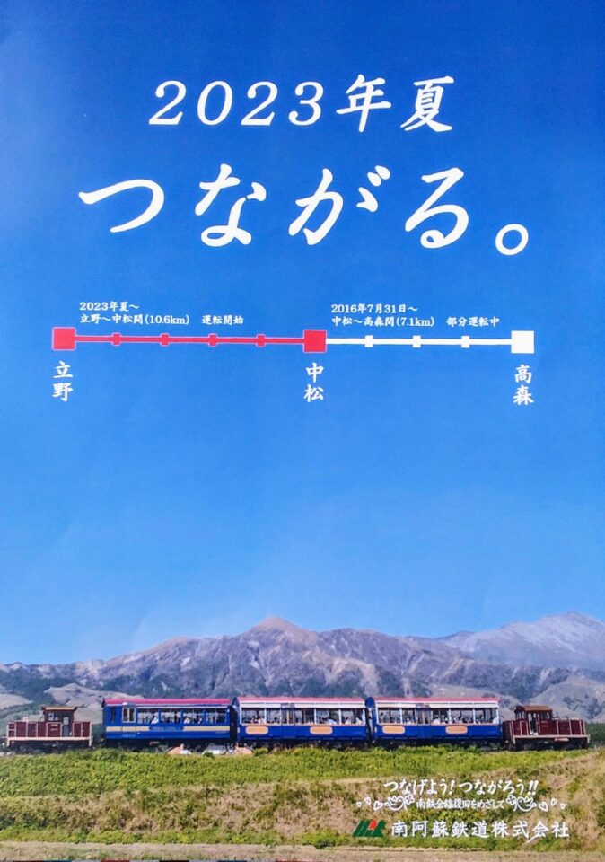 南阿蘇鉄道高森線 全線営業運転再開するのに復旧が待てず全駅